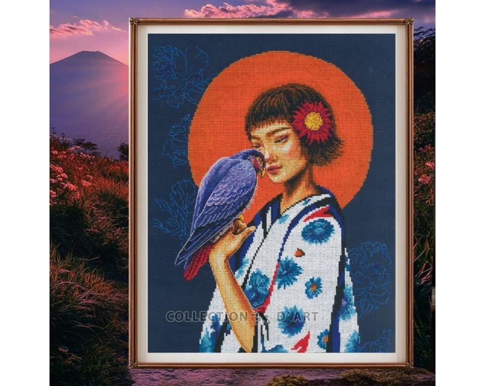 A Bird in Gentle Hands - Cross Stitch Kit