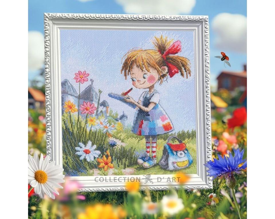 Roll Call of Flowers - Cross Stitch Kit