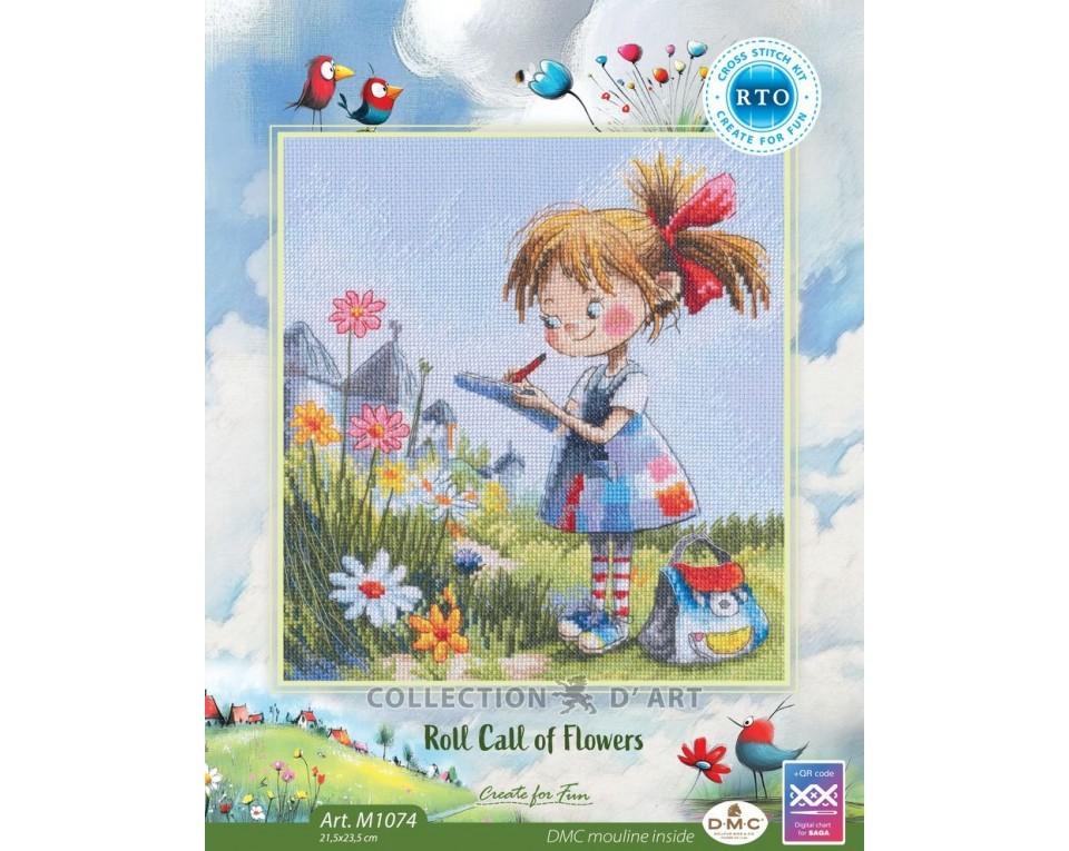 Roll Call of Flowers - Cross Stitch Kit
