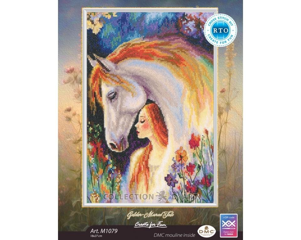 Golden-Maned Tale - Cross Stitch Kit