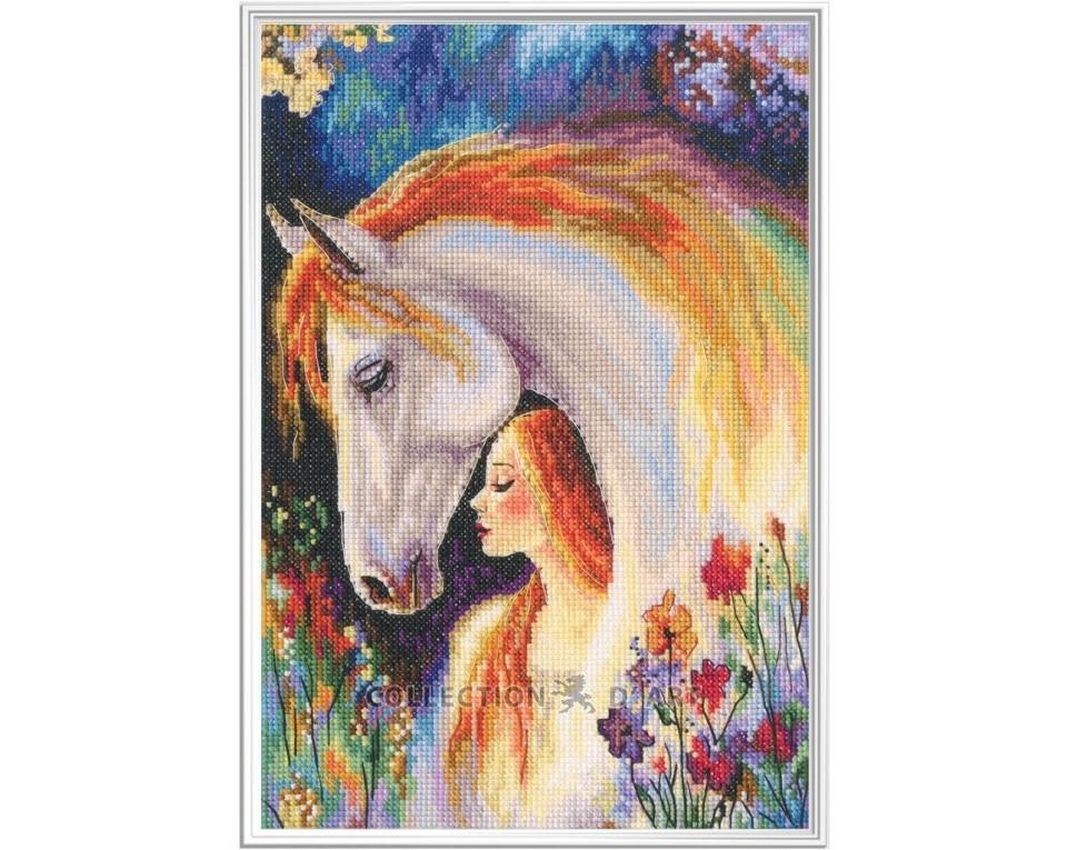 Golden-Maned Tale - Cross Stitch Kit