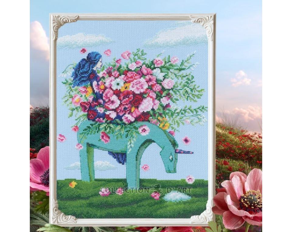 Unicorn's Magic Cloud - Cross Stitch Kit