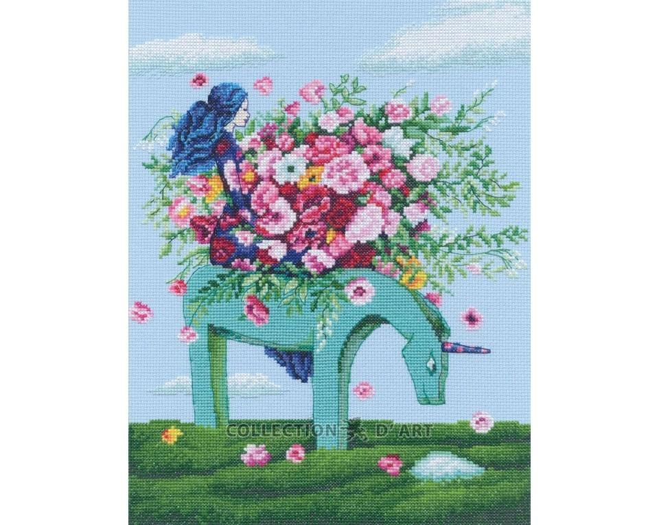 Unicorn's Magic Cloud - Cross Stitch Kit