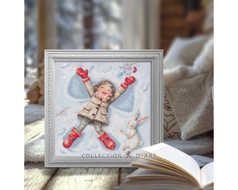 Snow Angel - Christmas Cross Stitch Kit