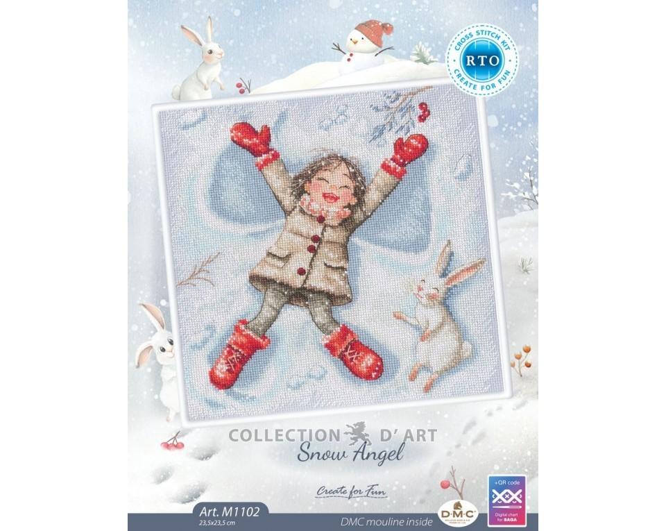 Snow Angel - Christmas Cross Stitch Kit