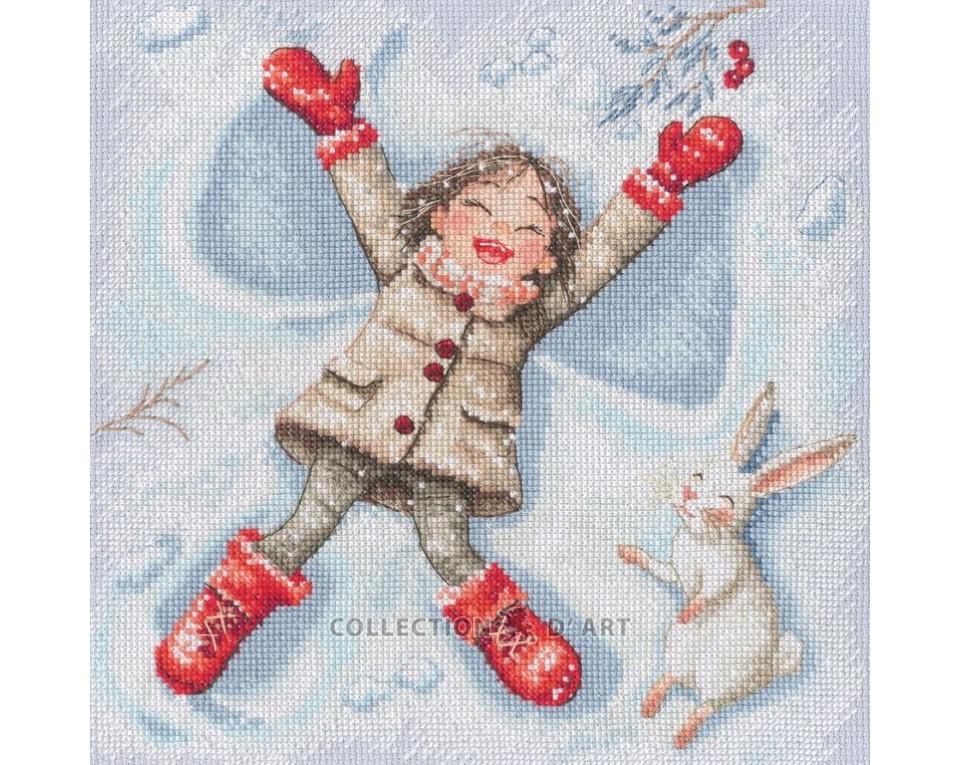 Snow Angel - Christmas Cross Stitch Kit