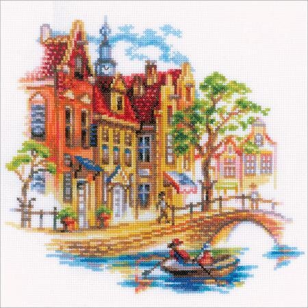 Touring Amsterdam - Cross Stitch Kit