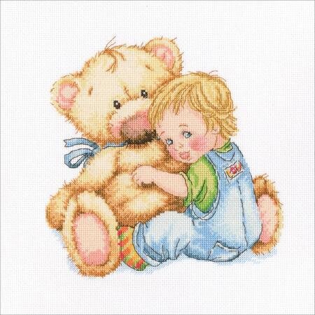 Beloved Teddy - Cross Stitch Kit
