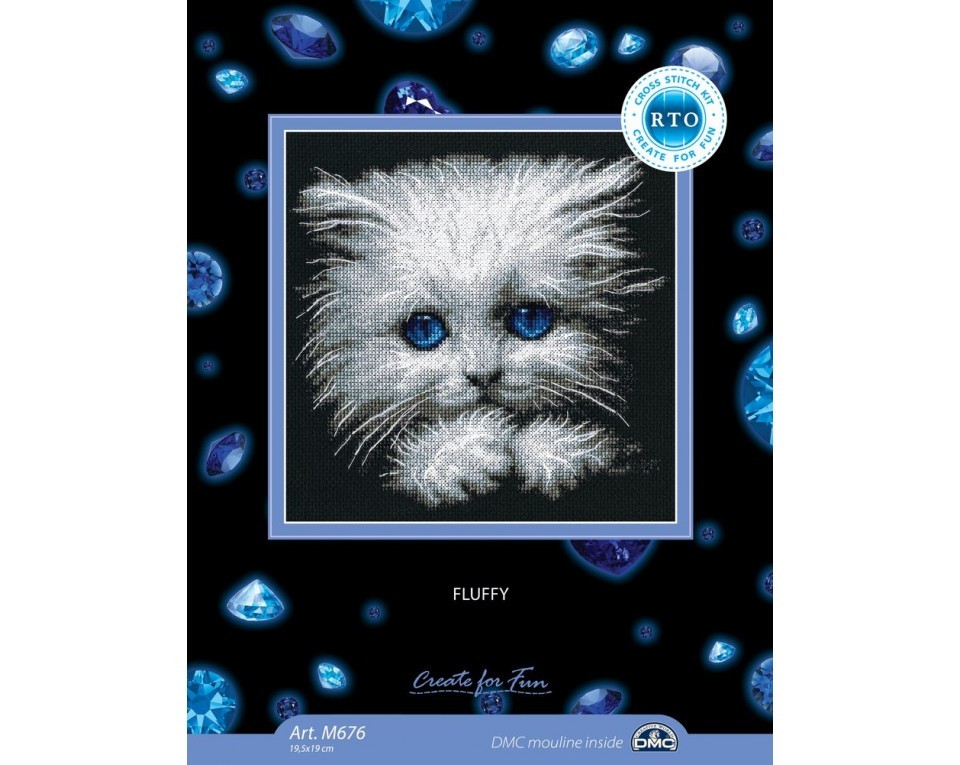 Fluffy - Cross Stitch Kit