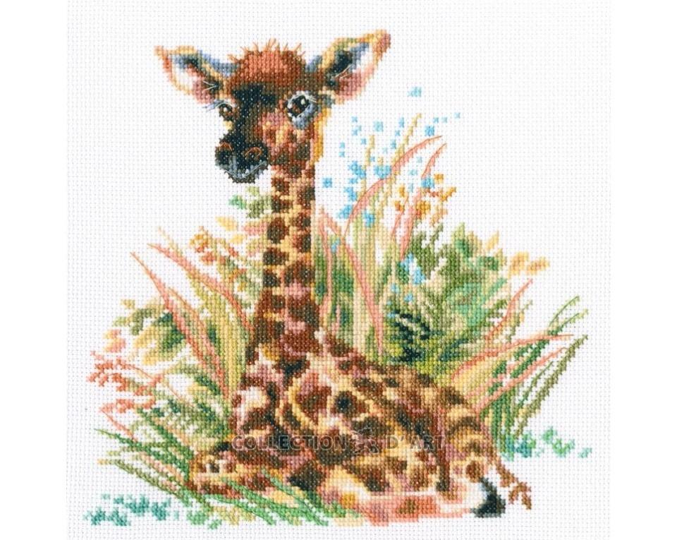 Little Giraffe - Cross Stitch Kit