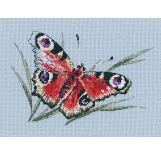 Summer Beauty - Cross Stitch Kit, zoomed in. Select this picture to zoom back out.
