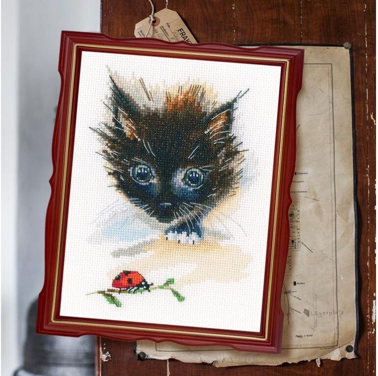 Ladybug and Super-Cat - Cross Stitch Kit