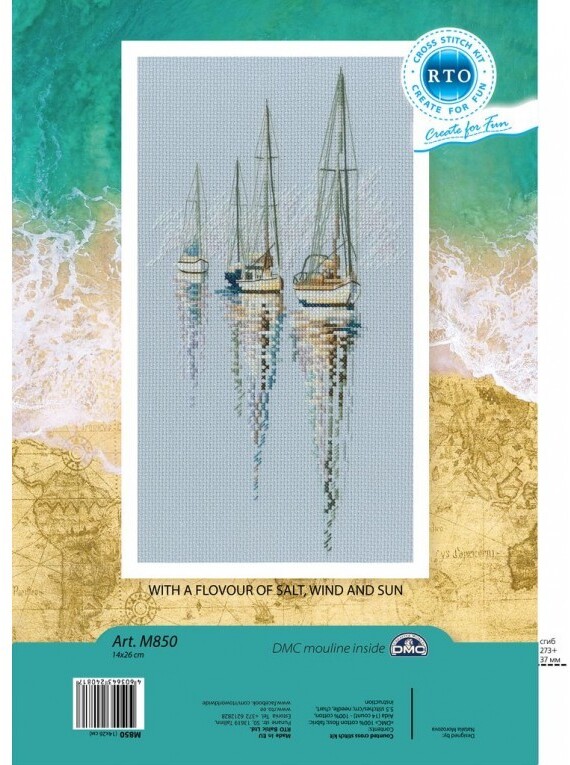 With a Flavor of Salt, Wind and Sun 3 - Cross Stitch Kit