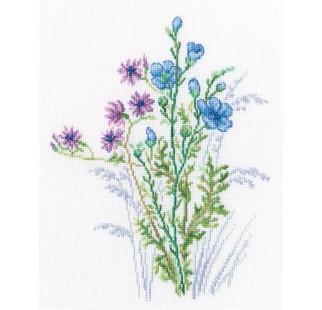 Colourful Flowers - Cross Stitch Kit