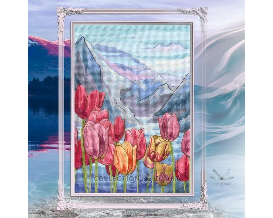 In The Moment - Tulips - Cross Stitch Kit