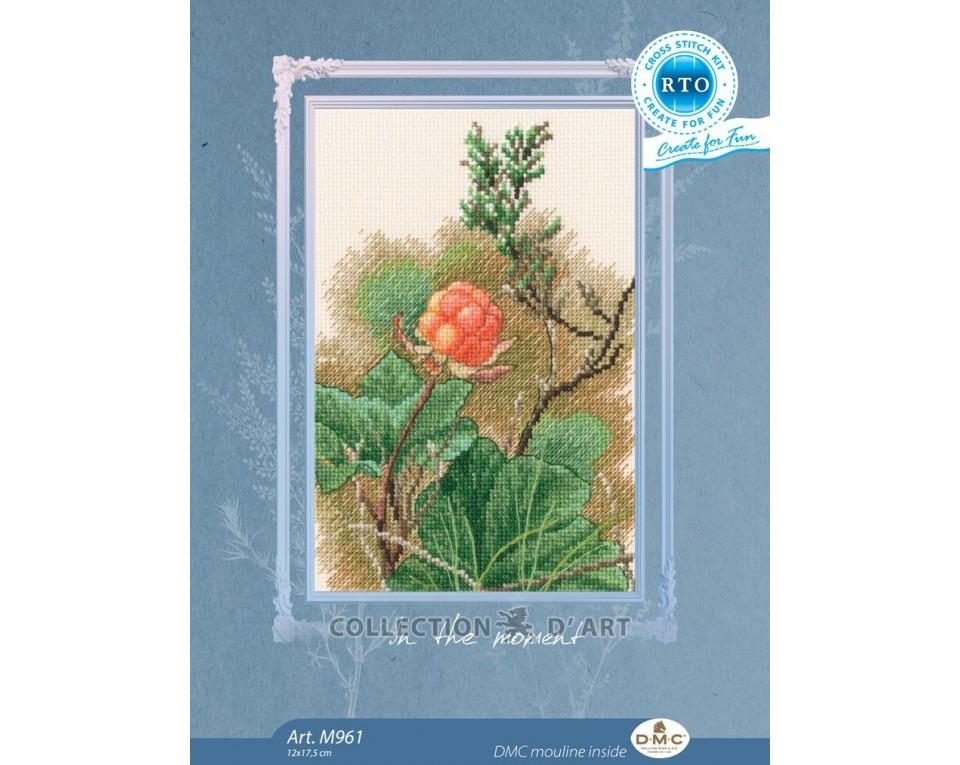 In The Moment - Orange Bud - Cross Stitch Kit