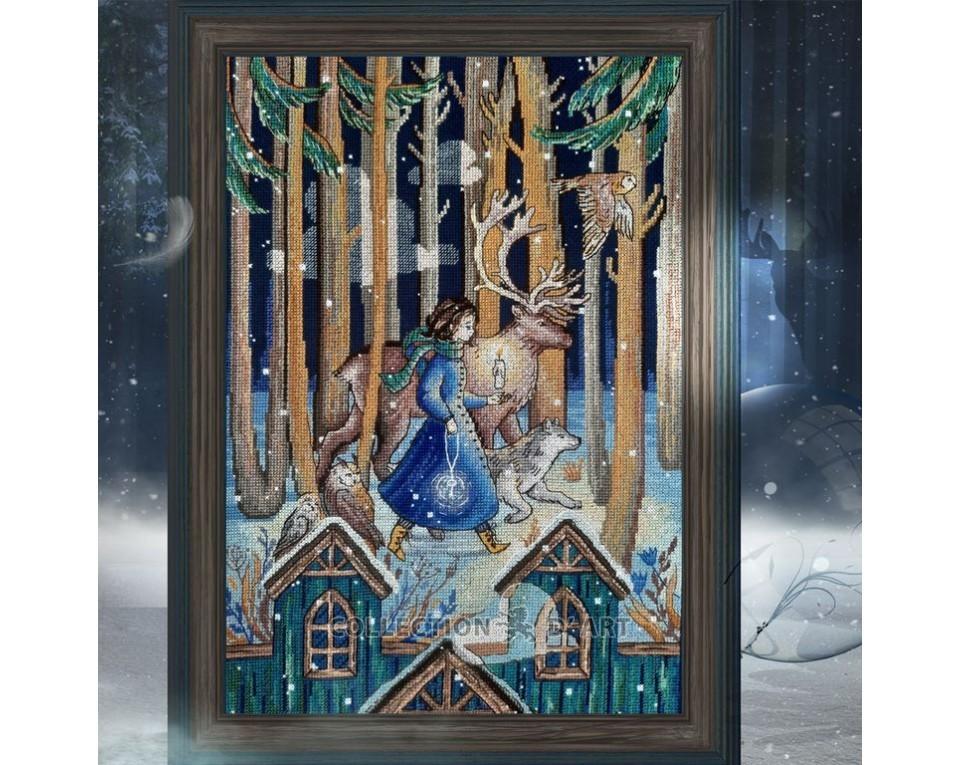 Candle And Key - Cross Stitch Kit