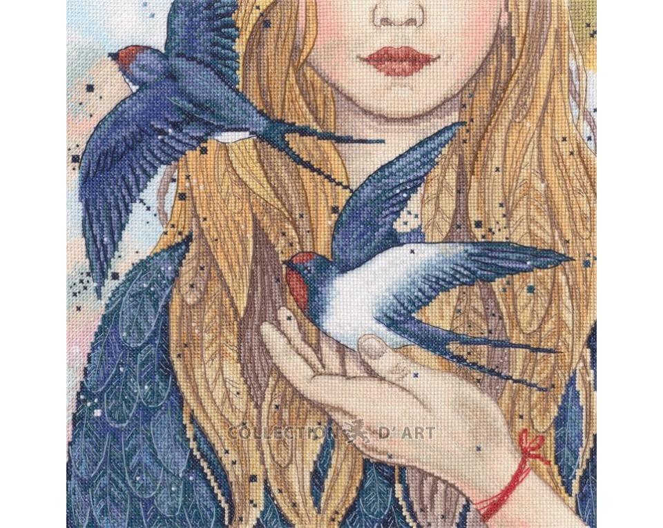 Swallows - Cross Stitch Kit
