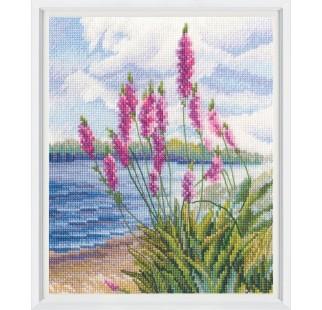 In The Moment - Pink Beach - Cross Stitch Kit