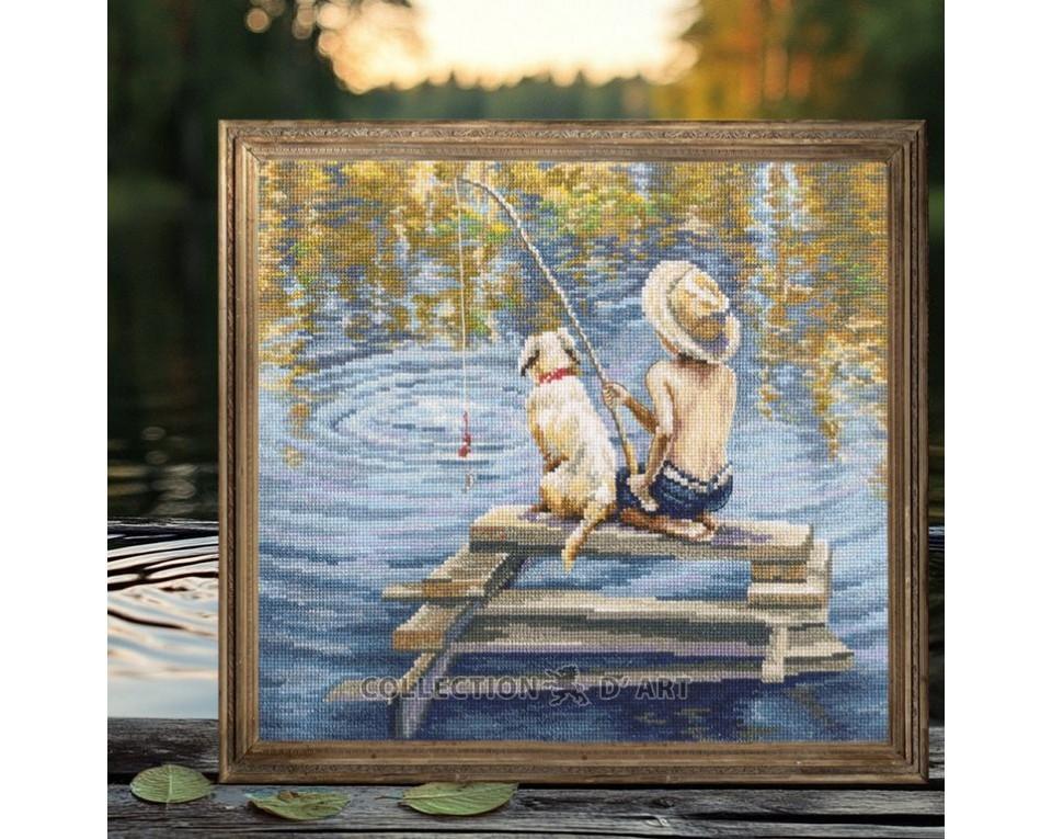 Gone Fishing - Cross Stitch Kit