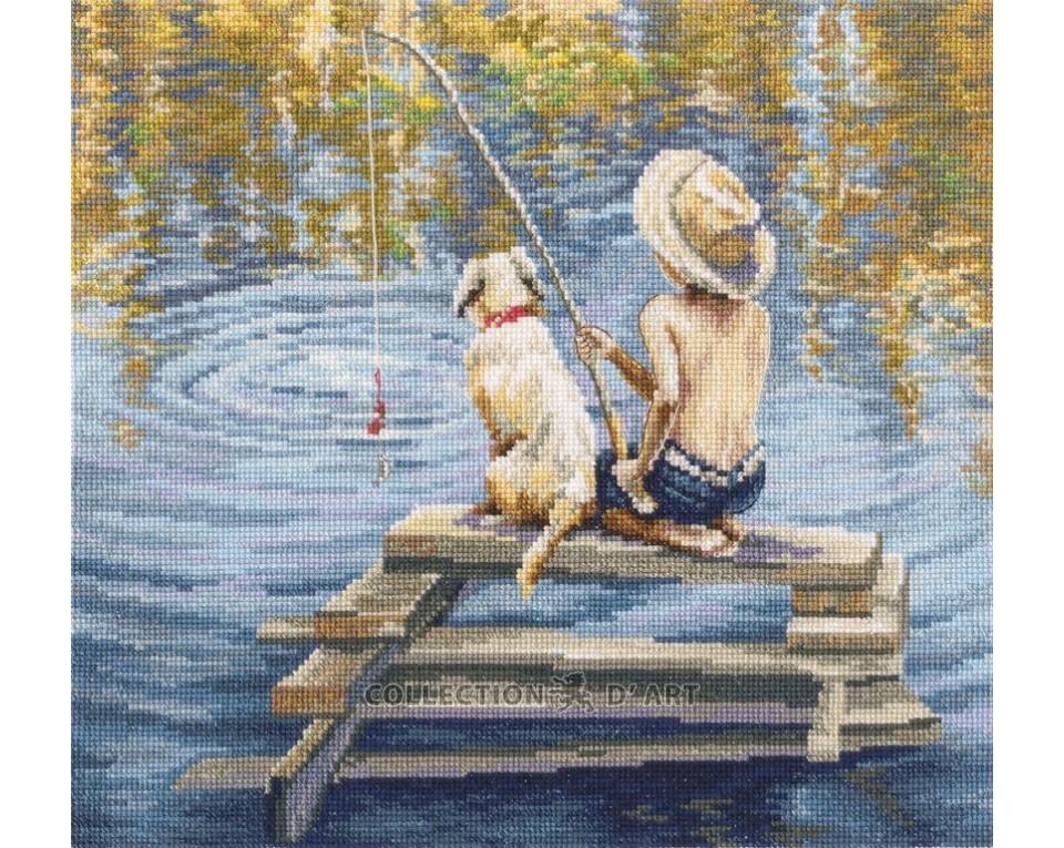 Gone Fishing - Cross Stitch Kit