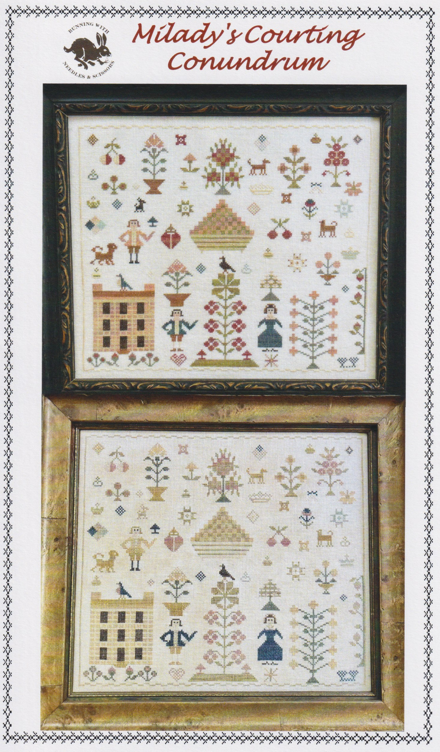 Milady's Courting Conundrum - Cross Stitch Pattern