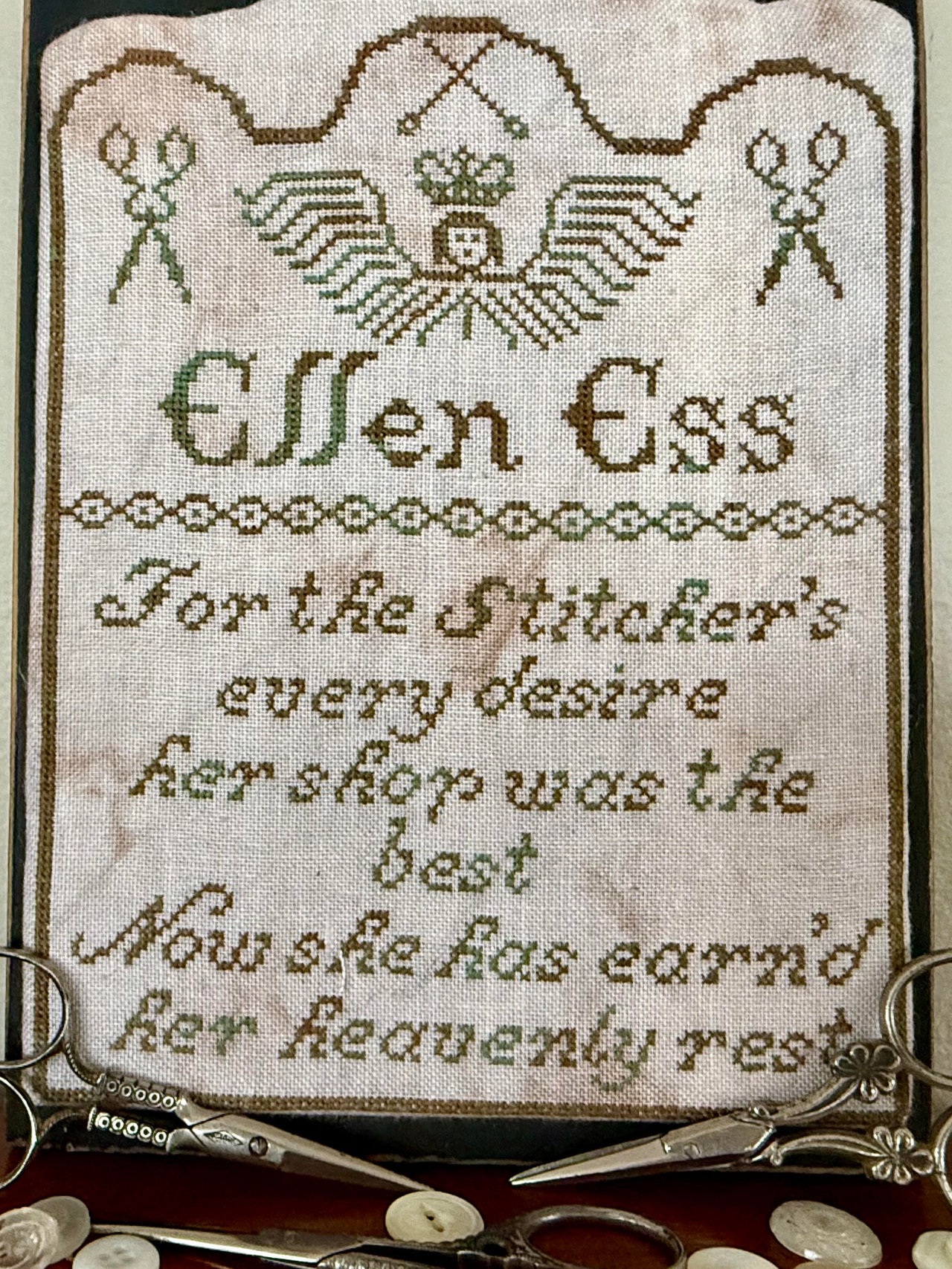 May thy Needles Rest in Peace Ellen Ess - Pattern