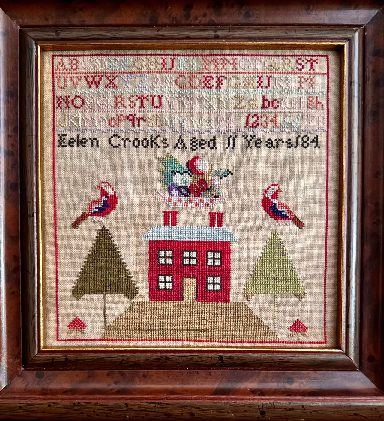 Eelen Crooks 184? - Cross Stitch Pattern, zoomed in. Select this picture to zoom back out.