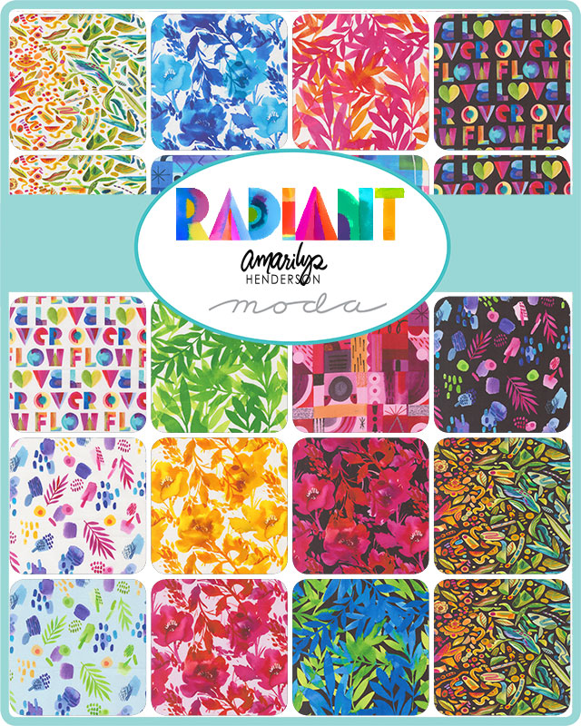 Radiant Flowers Pink - Quilt Fabric