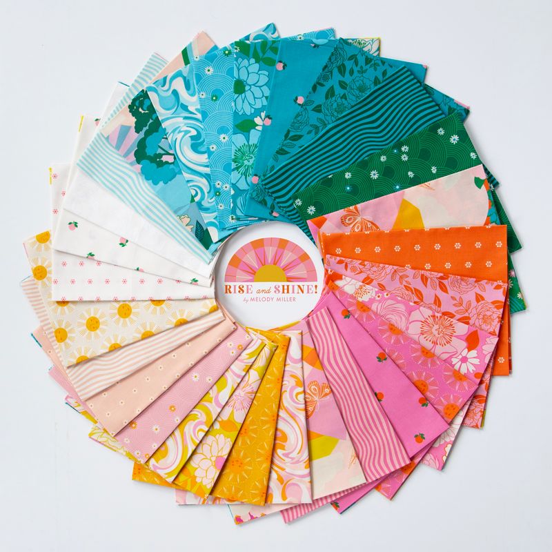 Rise And Shine Heat - Peach Blossom - Quilt Fabric