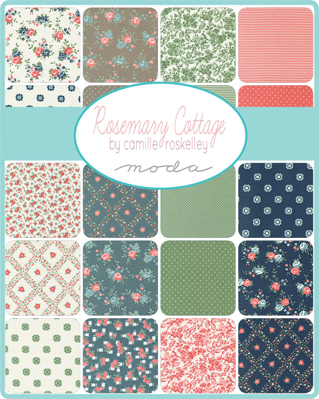 Rosemary Cottage Lake - Quilt Fabric