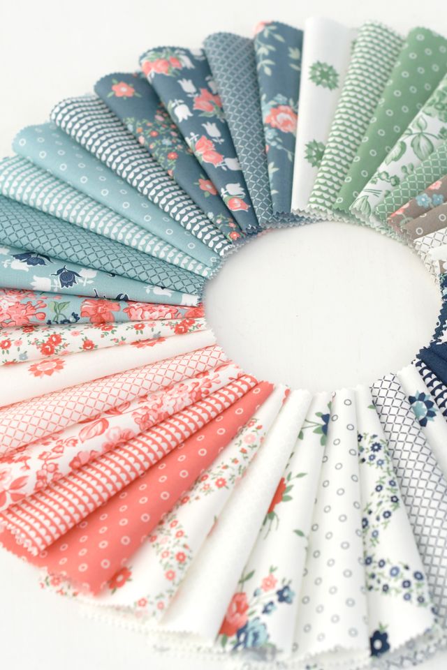 Rosemary Cottage Lake - Quilt Fabric