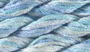 Dinky Dyes Silk Thread - Coral Sea