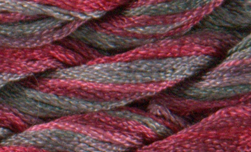 Dinky Dyes Silk Thread - Bush Christmas