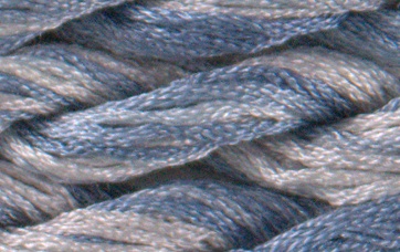 Dinky Dyes Silk Thread - Silver