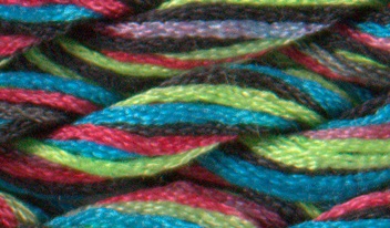 Dinky Dyes Silk Thread - Black Opal