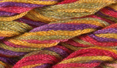 Dinky Dyes Silk Thread - Janie's Christmas