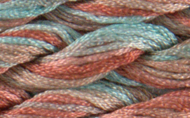 Dinky Dyes Silk Thread - Verdigris
