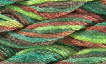 Dinky Dyes Silk Thread - Irish Forests
