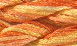 Dinky Dyes Silk Thread - Citrus