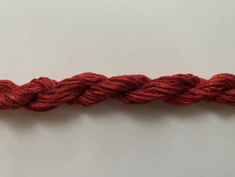 Dinky Dyes Silk Thread - Cardinal