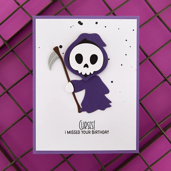 Dancin' Grim - Halloween Etched Dies