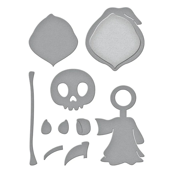 Dancin' Grim - Halloween Etched Dies