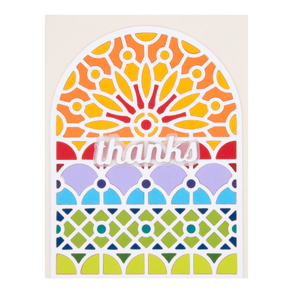 Stained Glass Window - Etched Dies 