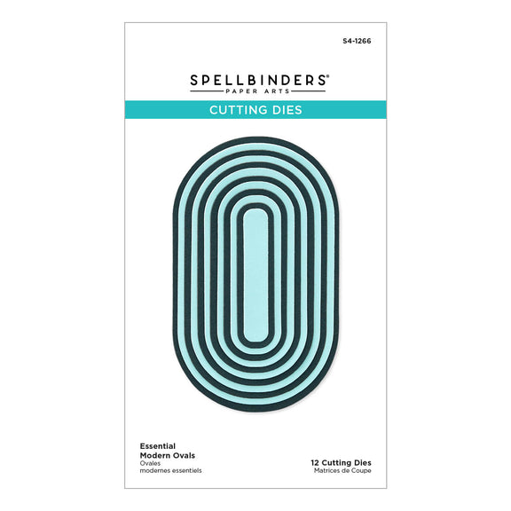 Essential Modern Ovals - Etched Dies 