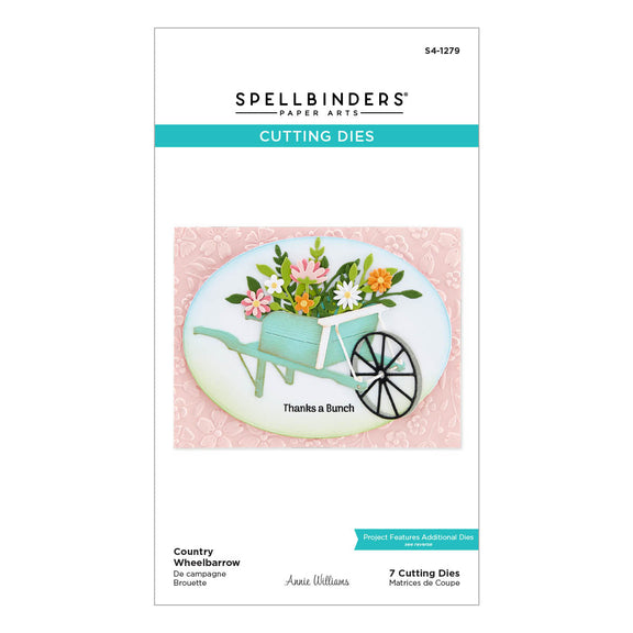 Country Wheelbarrow - Etched Dies 