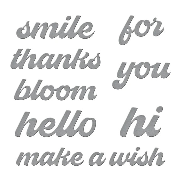 Fresh Picked Sentiments - Etched Dies 