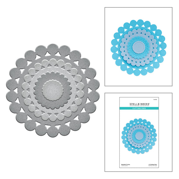 Beaded Circles - Etched Dies 
