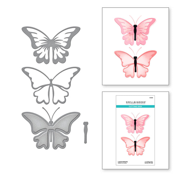 Layered Butterfly - Etched Dies