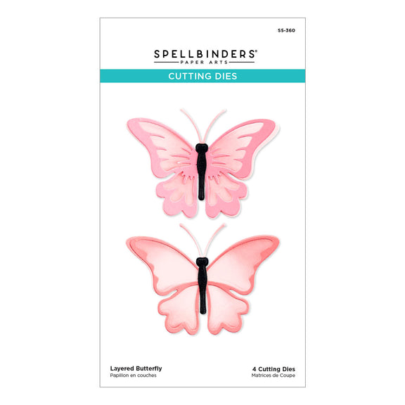 Layered Butterfly - Etched Dies